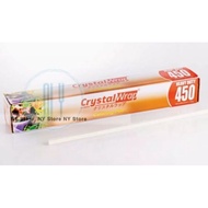 Aluminum Foil CrystalWrap with Cutter 450mm/1.15kg BBQ Baking Catering Foil Kerajang Aluminium