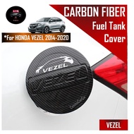 🔥SG SELLER🔥 Honda VEZEL 2014-2020 Fuel Tank Hard Cover Petrol Gas Cap Carbon Fiber Print 3D Sticker Car Accessories