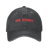 Punk Unisex Cotton Mr Robot Logo Baseball Cap Adult FSociety Hacker Adjustable Dad Hat Women Men Sun