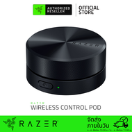 Razer Wireless Control Pod for Peripherals &amp; Speakers | Advanced Audio Control for Nommo V2 &amp; Leviathan V2 Speakers | RGB Light Customization | Rotatable | Clickable Dial &amp; Source Button | Durable Aluminum Alloy | USB &amp; Bluetooth