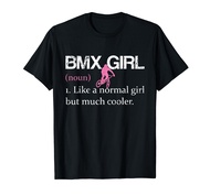 BMX Girl Definition Funny BMX Women Rider Cool Biking Girls T-Shirt