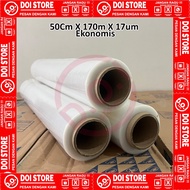 Stretch Film Plastic Plastic Wrapping/ Size L 50cm x 170m x 17micron Economical