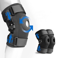 Chloeh Hornbye Shop Adjustable Knee Brace Support Patella Protector Alloy Hinged Sports Stabilizer Knee Brace Wrap