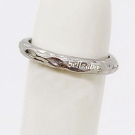 Alloy Rings US Size 8 Silver Accessories Aksesori Perak Cincin Solitaire Ladies Women Girls Lelaki M