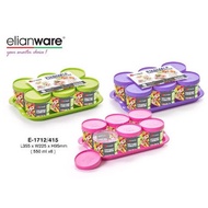 ELIANWARE Food Canister Tray Set E-1712/415 Cookies Snacks Candy Container Set / Bekas Kuih Raya Balang Kuih Raya Set