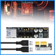 KOK P8Gbps Full Speed PCI-E x1 PCIE3 0 Extension Cable for Mainboard PCIE Card Slot