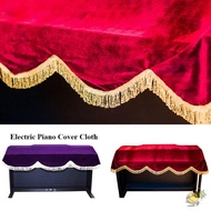 WXDX.TH 88 Keys Covers Folding Waterproof Covers Stretchable Dust Proof Locking Clasps Piano Dust Co