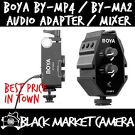 [BMC] Boya BY-MA2 Dual Channel XLR Audio Mixer / BY-MP4 Audio Adapter Mixer For Smartphone/Camera