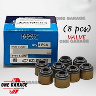 Valve Seal For MITSUBISHI 4G32, 4G63, 4D55, 4D56 (8pcs Valve)