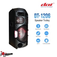 Speaker Portable Troly 12 Inchi Dat Dt-1206 Original
