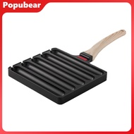 Woeuri Sausage Pan with Comfortable Grip Multi-sausage Hot Dog Machine 5 Grid Sausage Grill Pan Non 