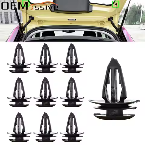 10x MG ZS MG3 2017 2018 2019 2020 2021 Boot Load Cover Parcel Shelf String Clips Holder Bracket Pivo