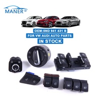premium-MANER 5ND941431B Auto Electrical Systems Window Mirror Headlight Switch for VW Audi