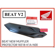 Muffler Protector Honda Beat New V2 100% Honda Original Cover Exhaust Pipe Kaver Ekzos