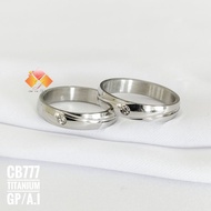 SUPER QUALITY Anti-Rust Titanium Silver Ring CB777