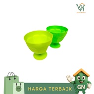 HIJAU Green Ice Dome Glass Plastic Fruit Ice Glass/ Fruit Ice Cup/