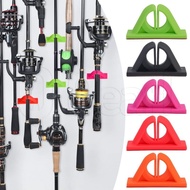 Silicone Fishing Rod Holder - Fishing Rod Display Rack - Road Rod Bracket - Self-adhesive, Wall-moun