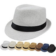 cap woman cute hat woman Top Hat Korean Version Trendy Sun Hat British Hat Female Men Straw Hat Hat 