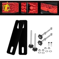 [Asiyy] Car Exterior Accessories Van Mounting Accessory Set Heavy Duty Recovery Board Mount Tracks for Truck Roof Platform