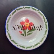 Enamel plate/ plate old school plate 21cm