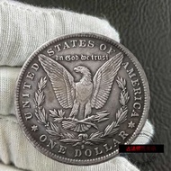 Antique Silver Coin Collectible 8/98 Retro Silver Dollar Moore Coin Vintage Silver Dollar Can Blow R