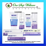 BENZAC AC 5% / 2.5%/ A/B FACE WASH / PURIFYING CLEANSER / BLACKHEAD SCRUB / MICROBIOME EQUALISER