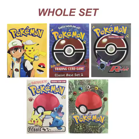 PKM Whole Set Base Set/ Base Set 2/ Team Rocket/ Jungle/ Fossil Foil PTCG Game Collection PROXY Card