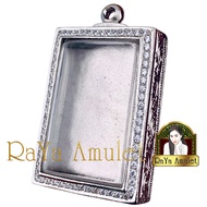 กรอบพระสำเร็จรูป งานทองสูตรสวิส ทรงสมเด็จหลังตัน (ขนาดหน้ากระจก 2.8 x 4.1 cm.) รหัส 088