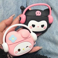 Cute Kuromi Airpod pro casing cover | Airpods 1/2 Casing Cover Silicone Casing Protective Cover | airpods pro cases