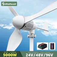 GKPA 5000w 2kw Horizontal Wind Turbine Generator 96V 48V 24V Free Energy Magnetic Dynamo Strong Powe