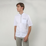 LGS - Baju Koko Pria - Lengan Pendek - Warna Putih - CSH.285.S1124K.360.C