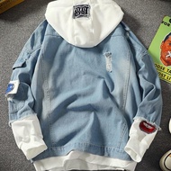jaket pria jeans import luar negeri