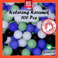 Kelereng Gundu Keramik Isi 100 / Klereng Gundu Keramik