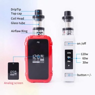 Rechargeable Power Indicator P10 120W Box Mod Vape Kit 30w/60w/120w Voltage Adjustable Build-in 2200