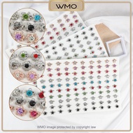 100Pcs Baby Brooch Diamond Rhinestone Kerongsang Pin Tudung Brooch Bahu Shawl Bawal HijabJewellery F