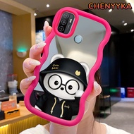 CHENYYKA Casing Untuk OPPO A53 2020 A33 2020 A53s A32 A11s Case Casing pola Panda Kasing HP Silikon