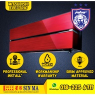 (With Install JB) MITSUBISHI ELECTRIC 1HP/1.5HP/2HP/2.5HP Inverter Non inverter R32 Aircond JR JS LN