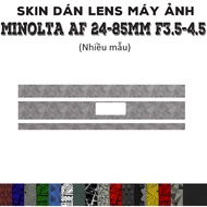 Minolta AF 24-85mm f3.5-4.5 Lens Skin (Many models) | Decal Film 3M camera lens protection sticker 2