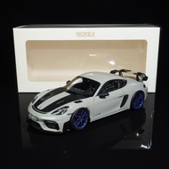 NOREV Norwell 1: 18 Porsche 718 Cayman GT4 RS 2023 Alloy Car Model Ornaments