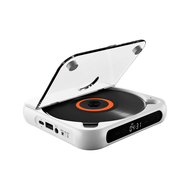 Portable CD Player Bluetooth SpeakerLED Screen Stereo Player Wall Mountable CD Music Player with FM Radio