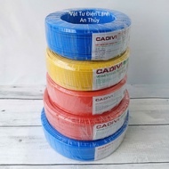 Cadivi soft double electrical wire 2x0.5mm, 2x0.5mm, 2x1.5mm, 2x1.5mm, 2x2.5mm, 2x2.5mm rolled 100 m