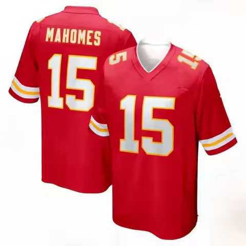 2024 Patrick Mahomes #15 Kansas City Chiefs Absorb Sweat Training Jersey for Adult & Kids Outdoor Ex