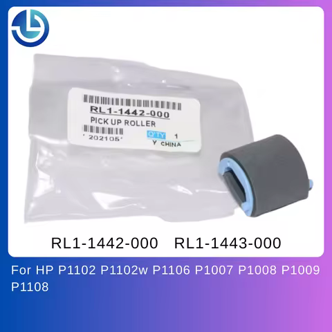 20PCS RL1-1442-000 RL1-1443-000 Suitable Pick-up Rollers for HP LaserJet Pro P1102 P1102w P1106 P100