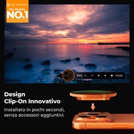 K&F Concept Mobile phone buckle filter CPL Polarizer, ND2-32 Variable ND Filter, HD Coating Ultra Th