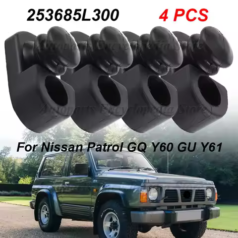 4PCS Car Door Switch Cover Parts For Nissan Patrol GQ Y60 GU Y61 Door Switch Cover Parts Replacement