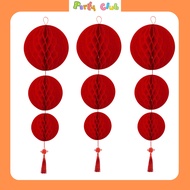 Decorative red honeycomb lantern CNY CNY 2025