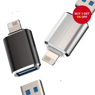 USB 3.0 OTG Adapter for Apple iPhone 14 13 12 11 Pro XS Max XR X 8 Plus 7 6s Pad iOS 13  Penukar USB