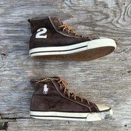 Polo Ralph Lauren Truro Hi II 復古棕色麂皮高筒運動鞋 Big Pony