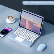 For iPad Air 11 M2 2024 Keyboard Case Air 5 Air 4 with Wireless Touch Keyboard & Mouse Set Case for