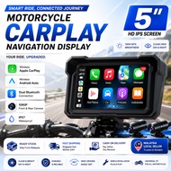 5-inch motorcycle navigation system wireless Carplay car mounted motorcycle portable IP67 waterproof